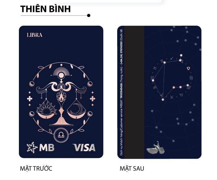 Bộ sưu tập mb hi collection - thẻ mb cung hoàng đạo