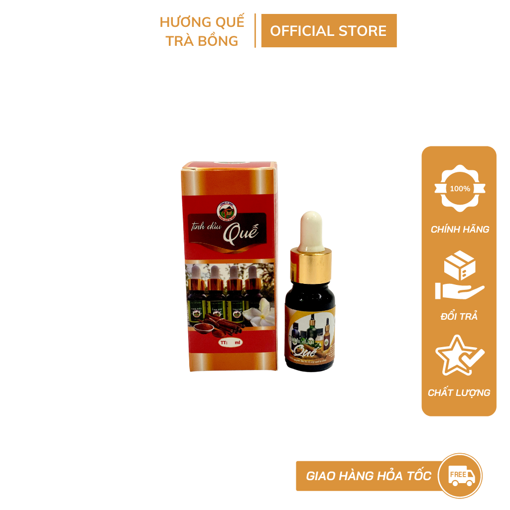 Tinh Dầu Vỏ Quế Trà Bồng 10ml