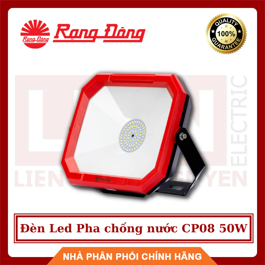 Rạng Đông, BH 2 năm, Đèn Led Pha 50W chống nước IP66 siêu sáng, hàng Việt Nam - Chất lượng cao