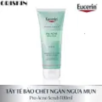 EUCERIN- PRO ACNE SCRUB SOLUTION GEL TẨY TẾ BÀO CHẾT 100ml