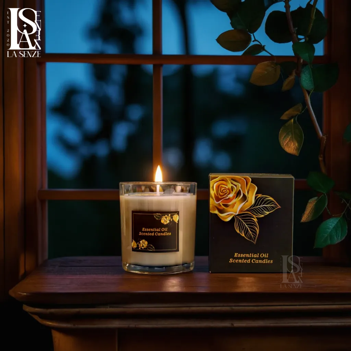 Nến Thơm Tinh Dầu Sáp Đậu Nành Elegant Series