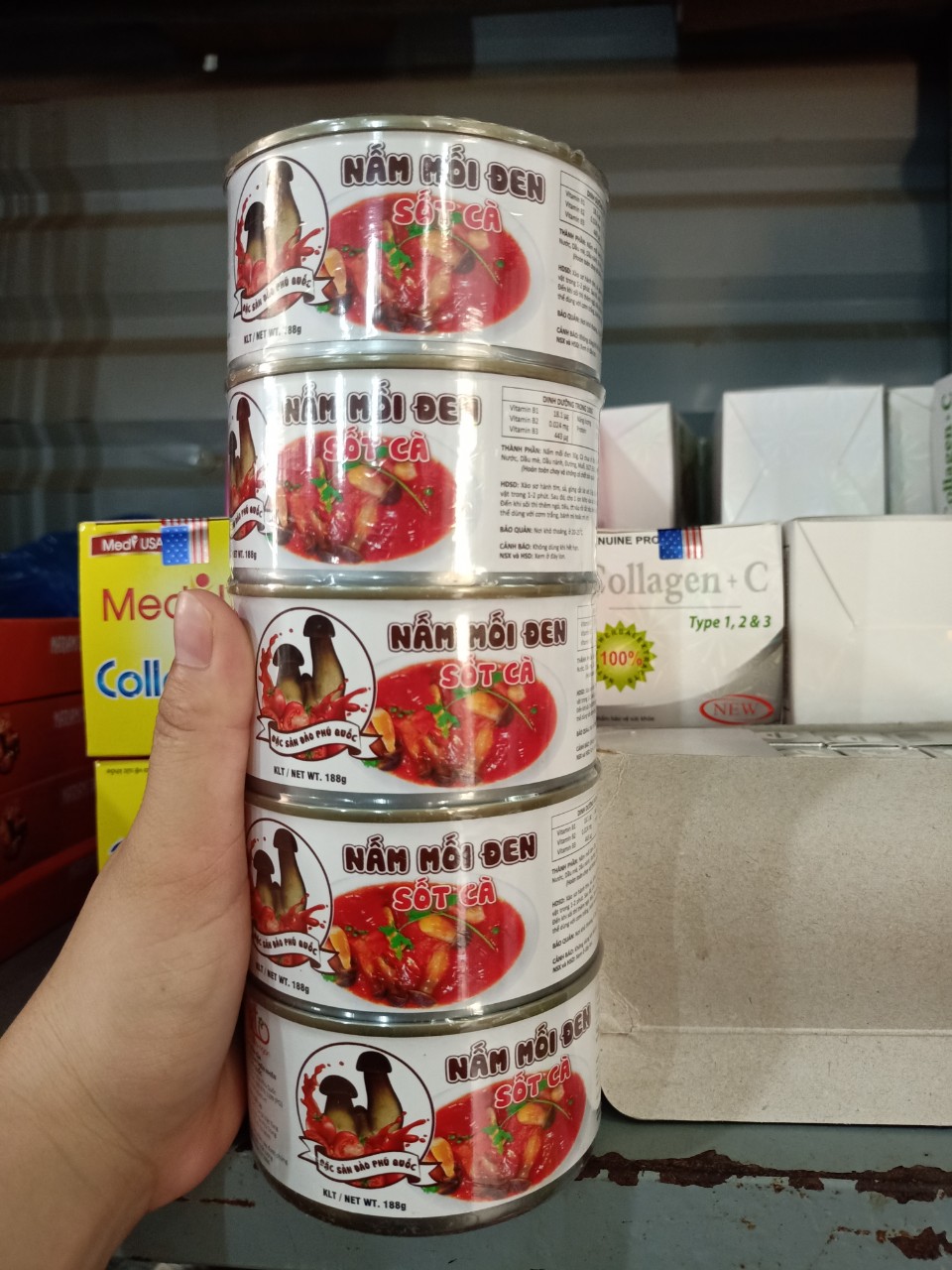 [HCM]Nấm chay tiêu đen sốt cà chua