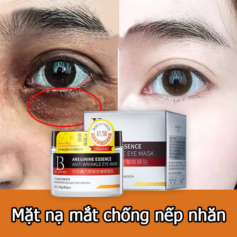 Collagen Eye Snail Essence Mask Mặt nạ chống mắt. Làm trắng da quanh mắt, làm loãng hiệu quả các quầng thâm và loại bỏ nếp nhăn, loại bỏ túi và phù nề