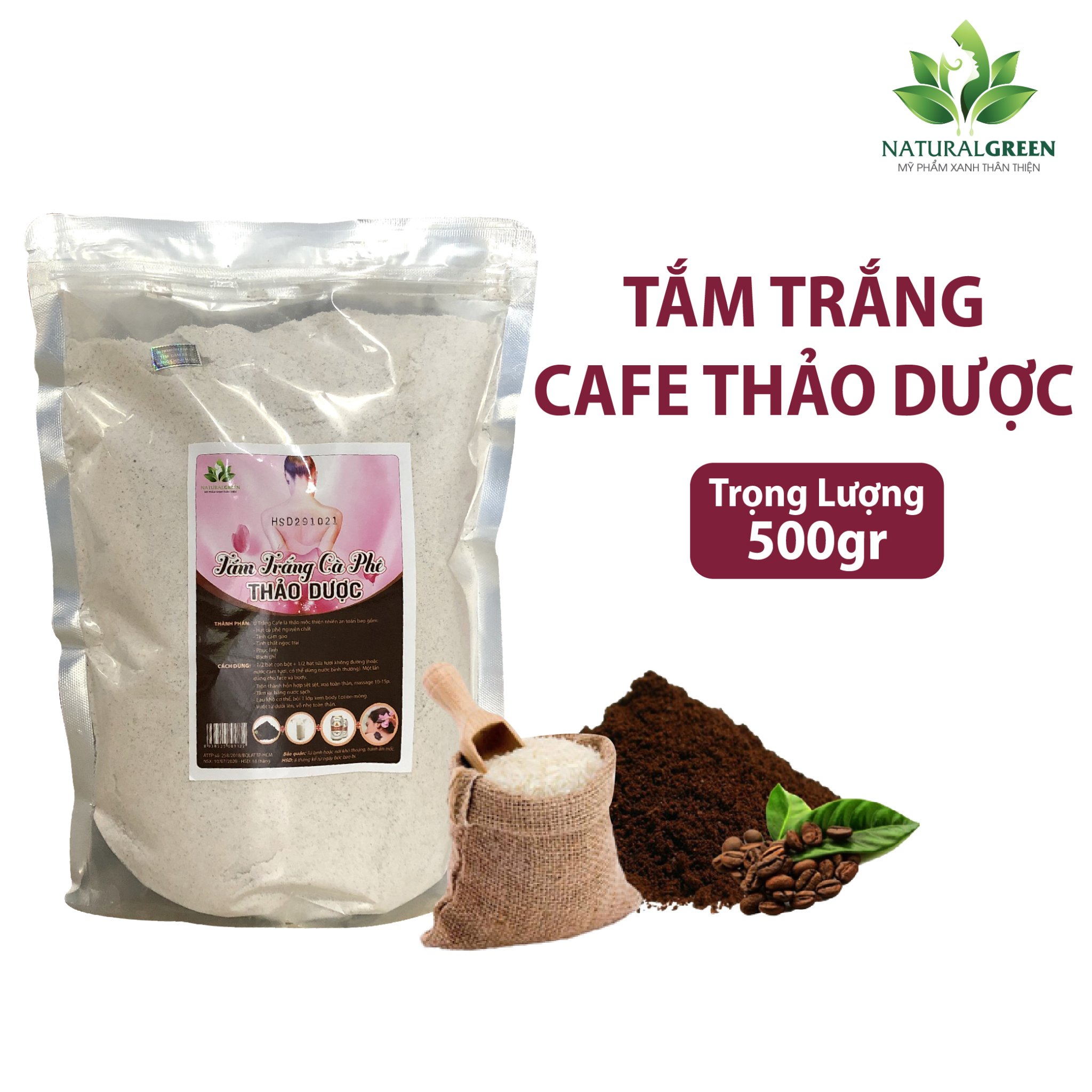 Ủ trắng cafe thảo dược, ủ trắng face,ủ trắng body,tắm trắng mặt,tắm trắng toàn thân