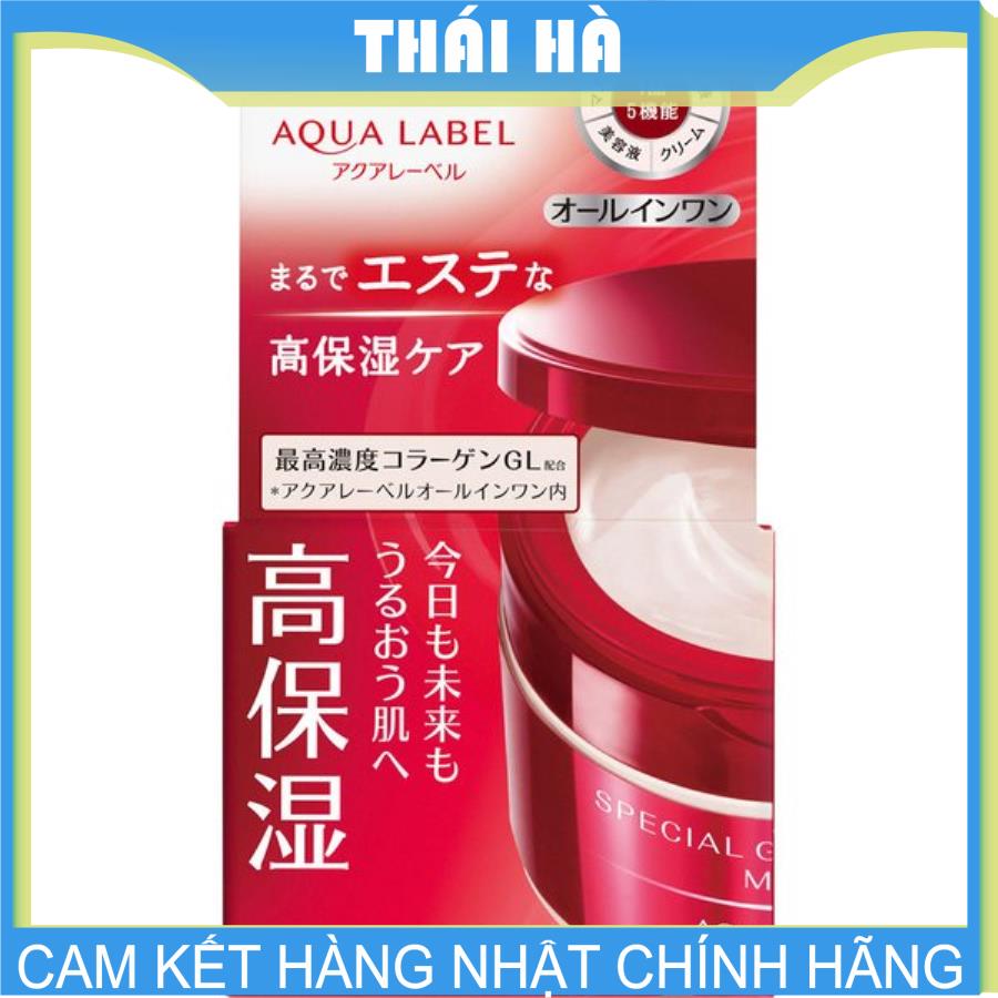 [HCM]Kem Dưỡng Trắng Shiseido Aqualabel 5 trong 1 (90g) Dưỡng Trắng Da Cung Cấp Độ Ẩm Chống Lão Hóa Da