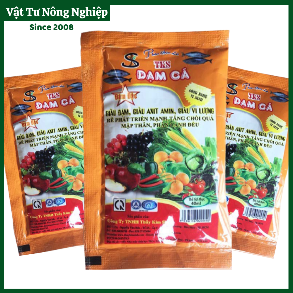 40ml fish protein bag rich protein leaf fertilizer, rich amino acids