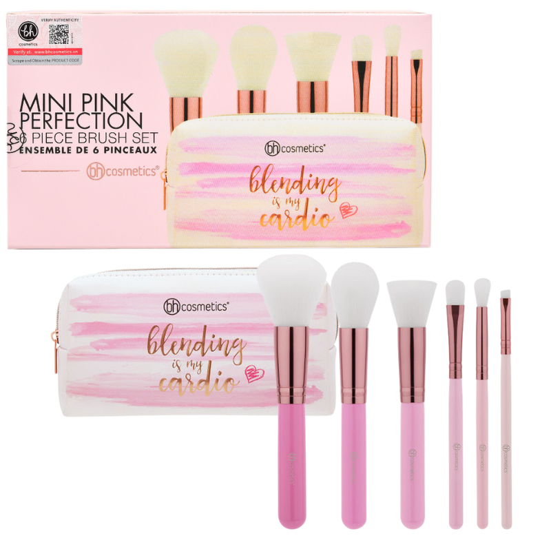 [HCM]Cọ Bh Cosmetics Mini Pink Perfection Brush Set 6 Pieces