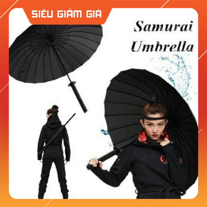 Ô dù che mưa katana cán giả nhật - đồ câu ngọc hải