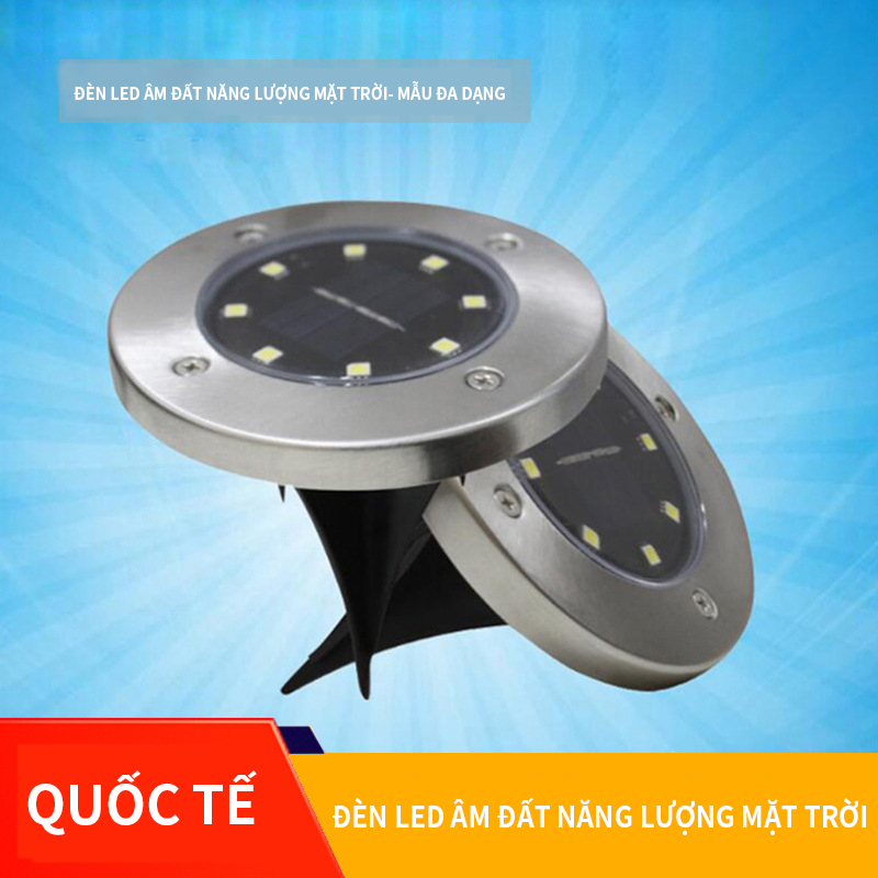 Đèn LED năng lượng mặt trời, không gỉ, đèn led dưới mặt đất, sân cỏ, đèn led bên ngoài sân vườn