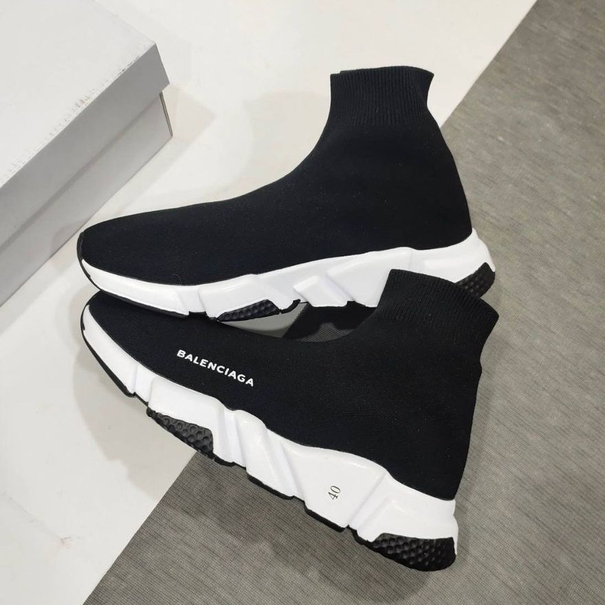 Giày Sneaker Speed Trainers Black White ( Full box)