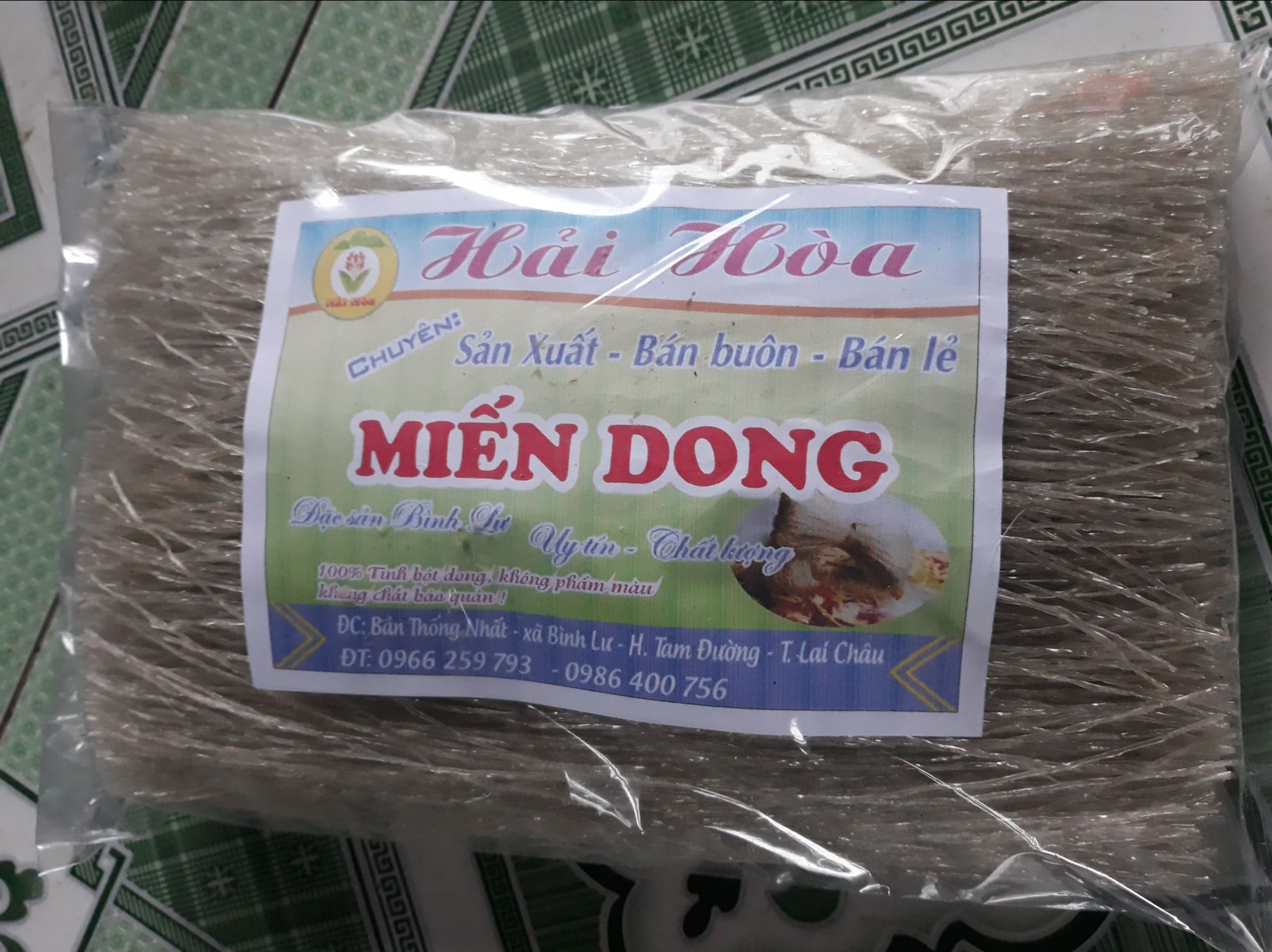 Miến dong tam đường- lai châu/ 1kg