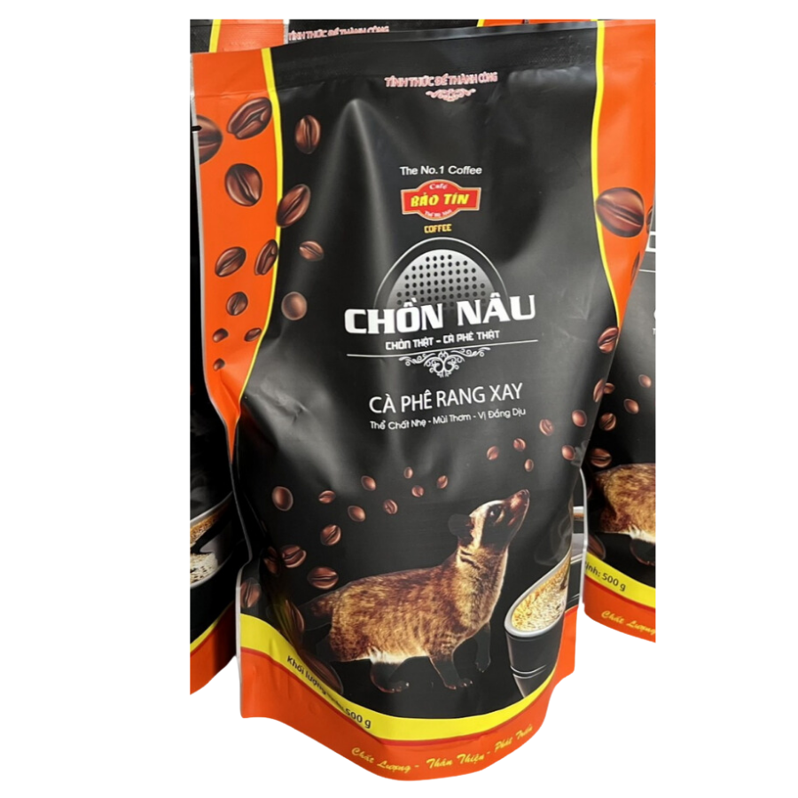 Cà Phê Chồn Nâu Buôn Mê Thuột 1kg Cafe Robusta Rang Mộc Xay Pha Phin Nguyên Chất