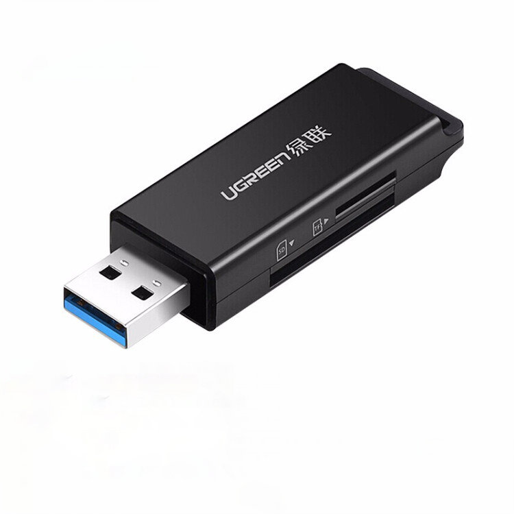Đầu đọc thẻ nhớ USB 3.0 hỗ trợ thẻ TF/SD UGREEN CM104 Đầu đọc thẻ nhớ USB 3.0 hỗ trợ thẻ TF/SD UGREEN CM104