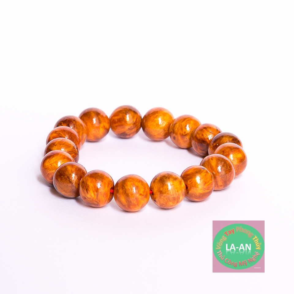 Vòng tay gỗ Nu Huyết Long 12mm