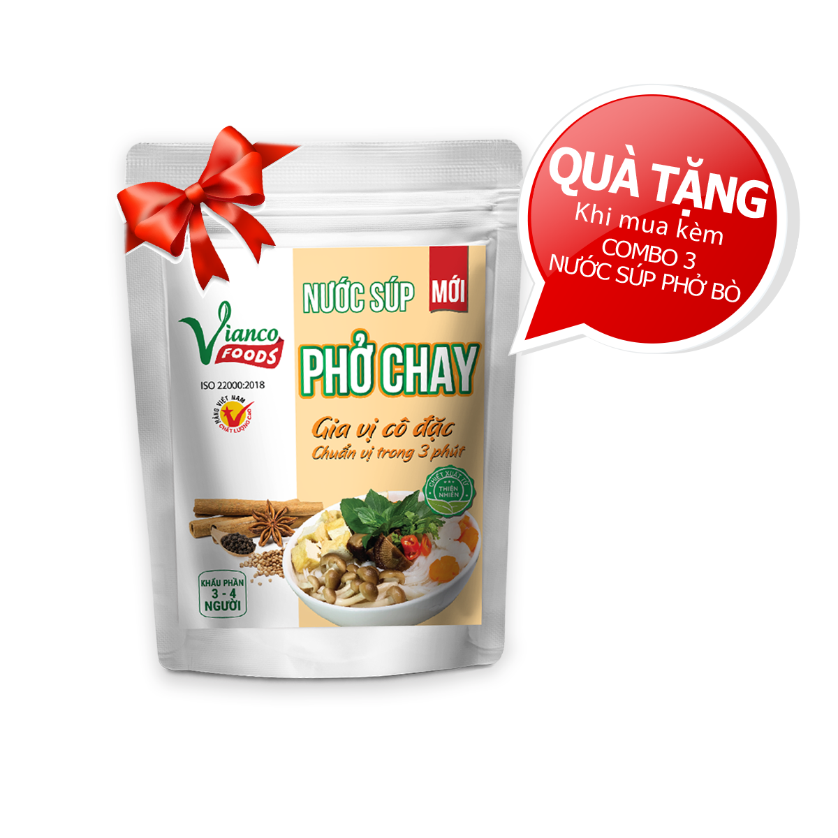 Nước súp phở chay