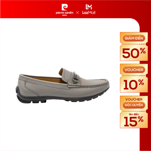 Giày Nam Pierre Cardin Horsebit Loafer chất liệu da bò thật nhập khẩu, đế cao su chống trơn trượt bảo hành 12 tháng- PCMFWLF 517