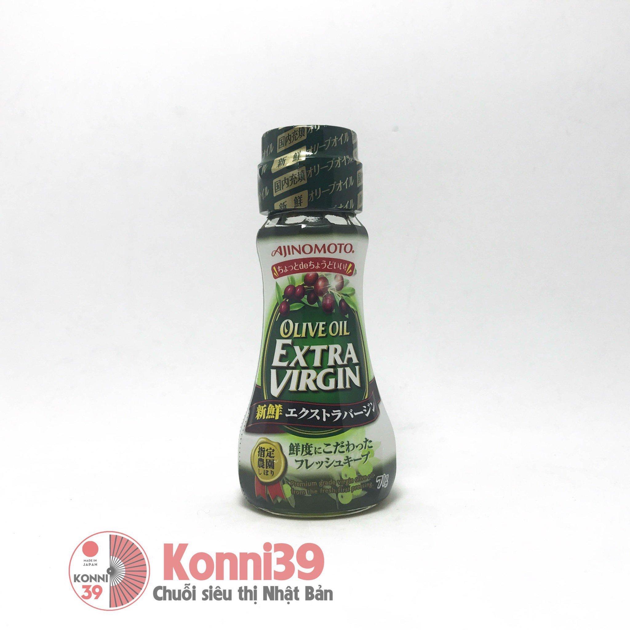 [HCM]DẦU OLIVE EXTRA VIRGIN ( CHAI 70GR) - HÀNG NHẬT NỘI ĐỊA có thể dùng để nêm thức ăn dặm cho bé