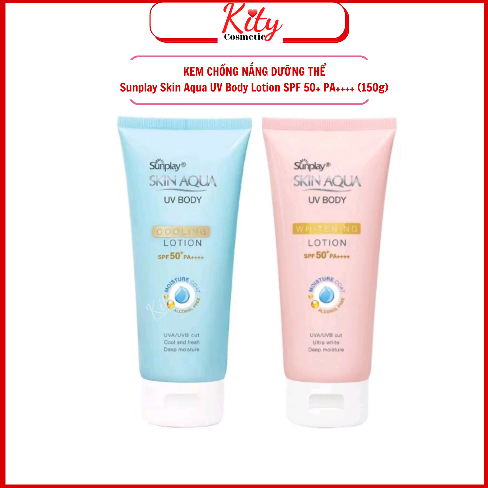 [Hoàn Tiền 20%] Kem chống nắng dưỡng thể Sunplay Skin Aqua UV Body Lotion SPF 50+ PA++++ (150g)