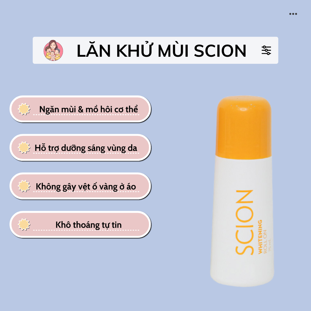Lăn khử mùi scion