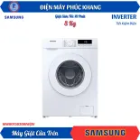 Điện Máy Phúc Khang x Samsung | Máy Giặt Samsung Inverter 8 Kg WW80T3020WW/SV - Máy Giặt Cửa Trước Digital Inverter với Giặt Siêu Tốc 18 Phút