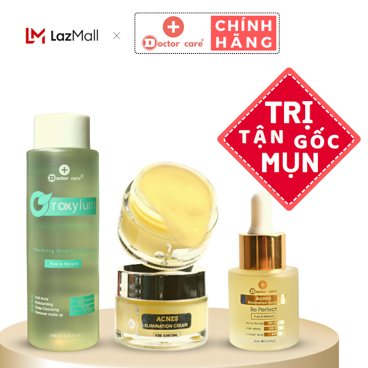 Bộ tri mụn ẩn ,mụn đầu đen,mụn thâm doctor care 20ml