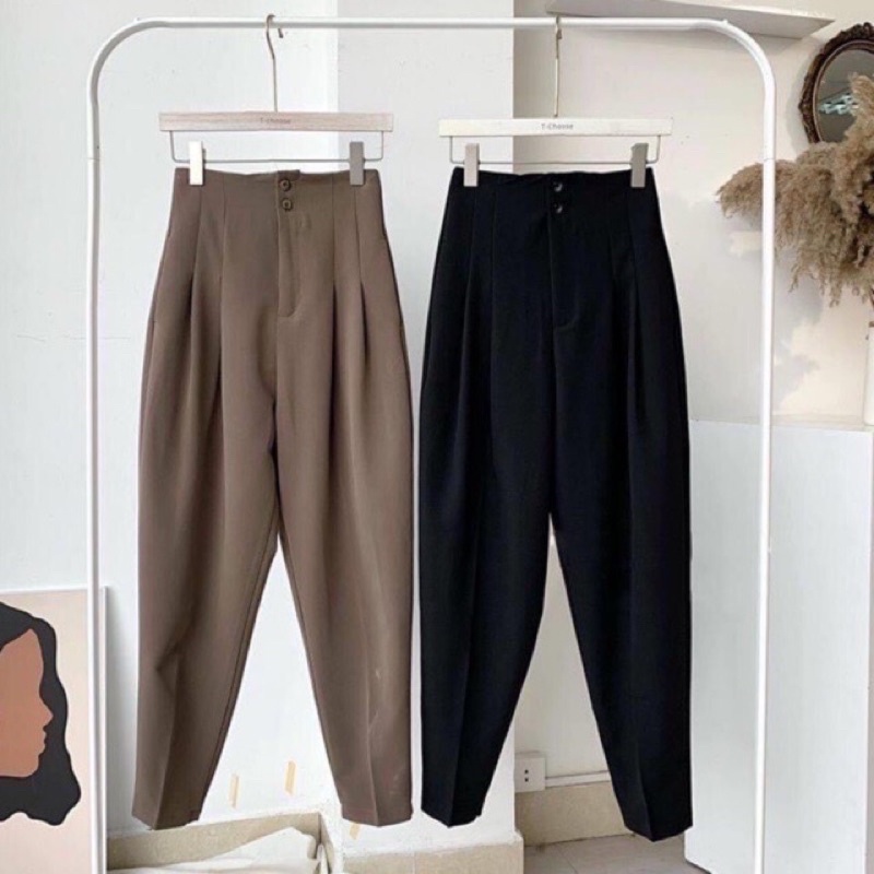 Quần Baggy cạp liền 2 khuy siêu hot