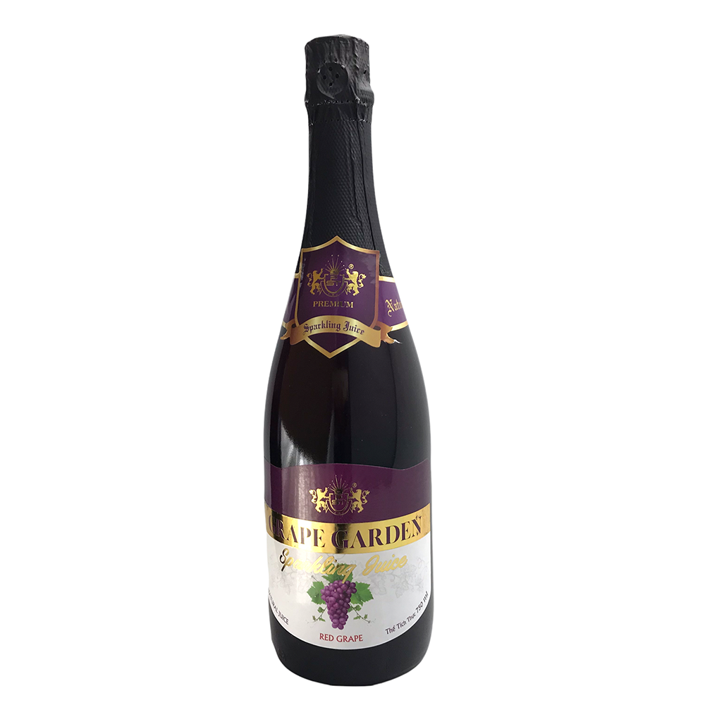 [Siêu Sale] [HCM] [Freeship] 1 Chai Nước Ép Đà Lạt Vị Nho Tím/ Grape Garden (750ML/Chai) - Nước Ép Nho Hương Vị Tự Nhiên - Tốt cho sức khỏe