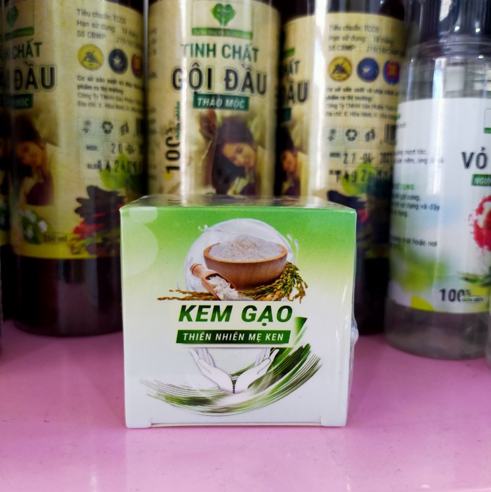Kem gạo mẹ ken-hũ 30ml dùng makeup da, chống nắng an toàn