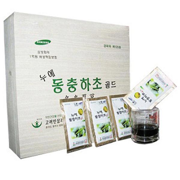 Nước đông trùng hạ thảo 60 gói hộp gỗ bio