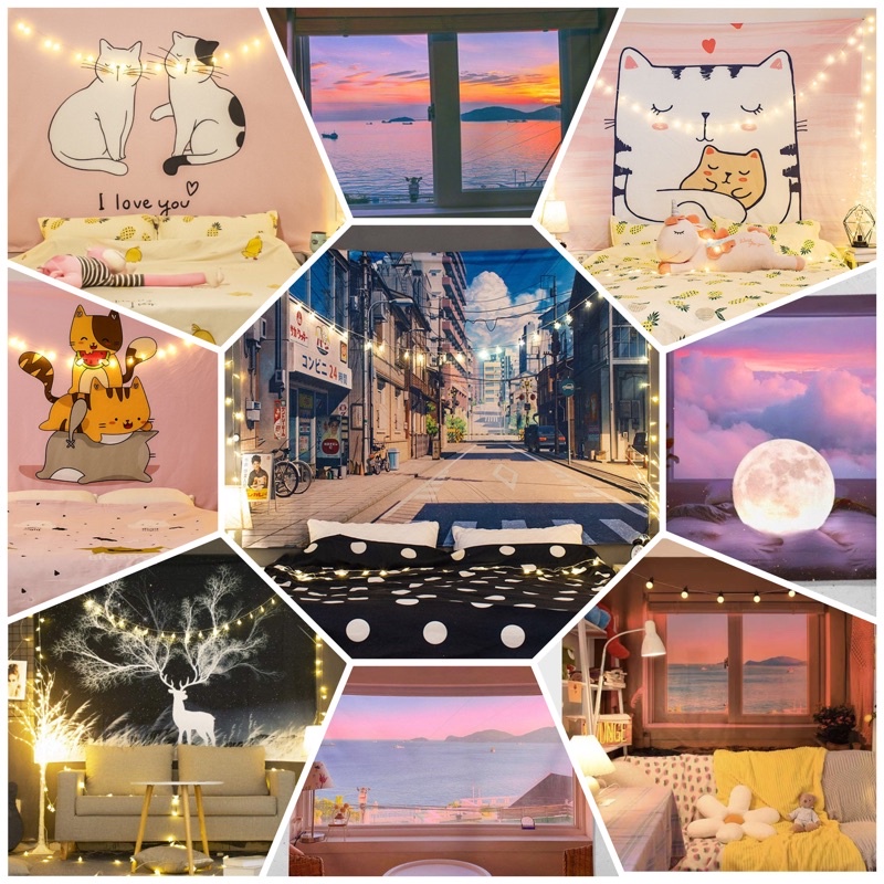 Tranh vải treo tường trang trí phòng decor phòng nhiều mẫu chọn lựa