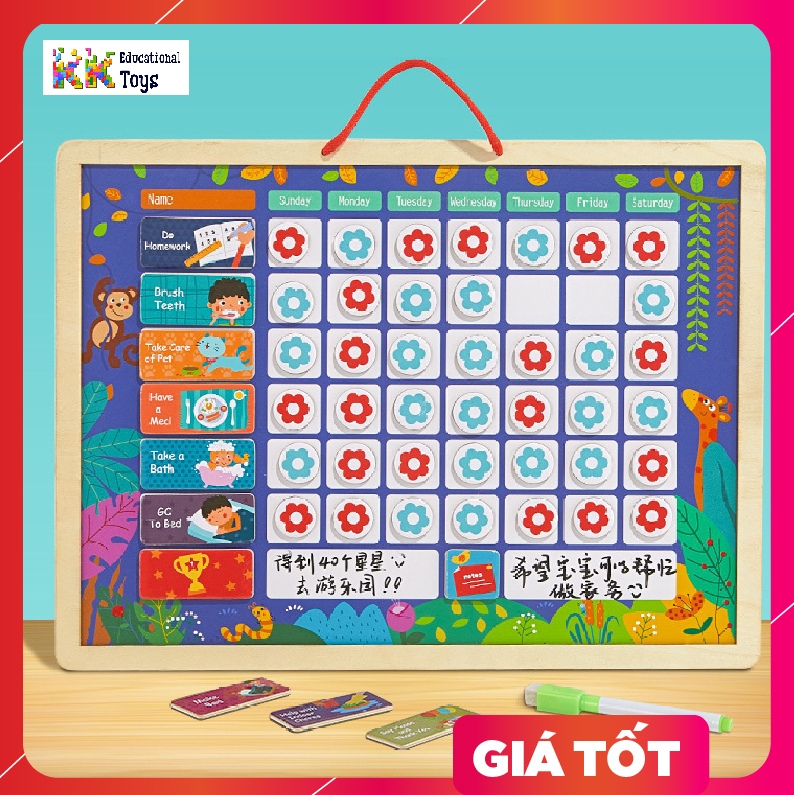 Đồ chơi giáo dục: Bảng khen thưởng và kỷ luật cho trẻ - KKstore