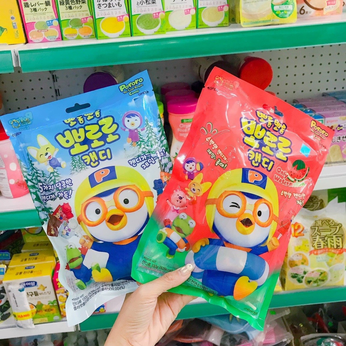 [combo 2 gói] Kẹo Pororo Hàn Quốc The Little Penguin Candy nhiều vị - Siêu Ngon - coca2403
