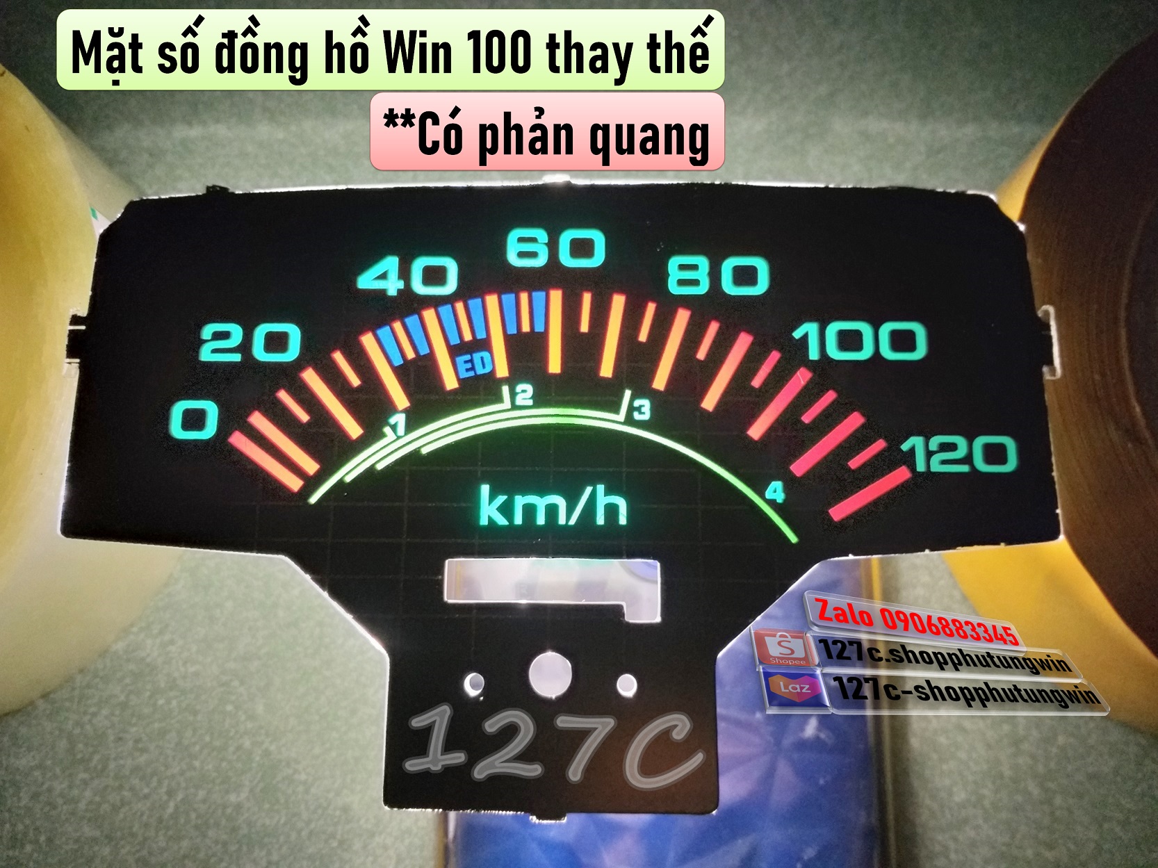 Mặt số đồng hồ Win 100 thay thế