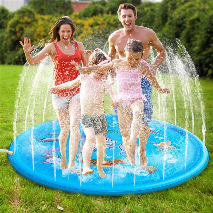 Tấm đệm phun nước cho bé 1.7m - thảm phun nước cho bé chơi ngoài trời.bồn tắm, bể bơi ngoài trời cho bé vui đùa.