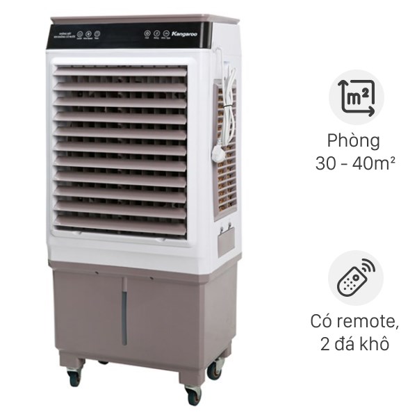 Quạt điều hoà kangaroo kg50f79 chính hãng 100% trưng bày mới 99% phòng 30 - 40m2 công suất: 150w tốc độ gió: 4 mức gió điều khiển: cảm ứngcó remote