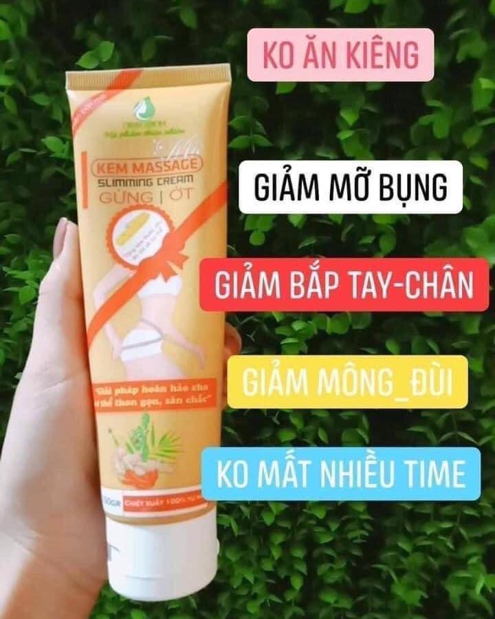 Kem tan mỡ gừng ớt ngân bình