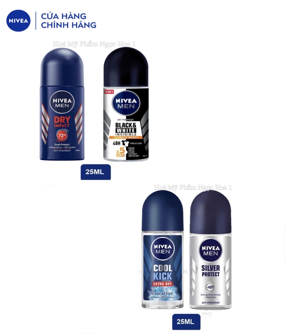 Lăn ngăn mùi nivea men 25ml
