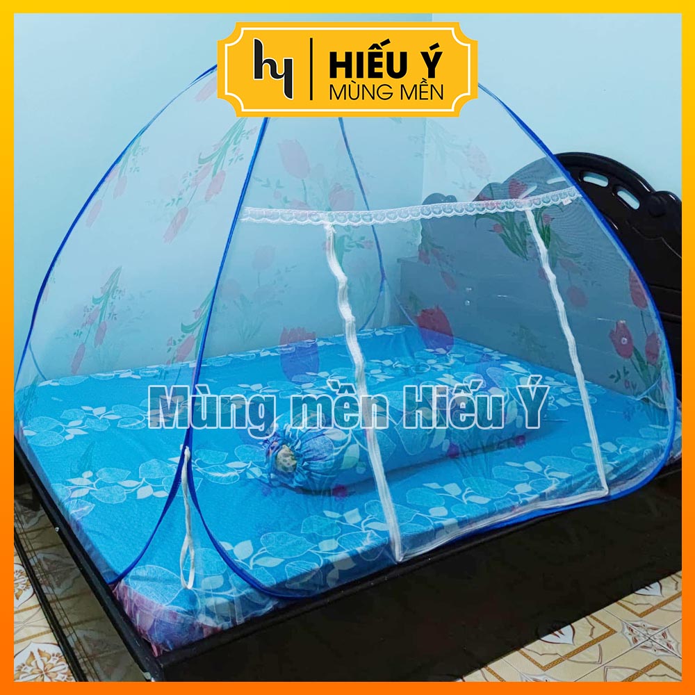 Mùng chụp tự bung đủ size 1m2 đến 2m - ẢNH THẬT | Mùng mền Hiếu Ý