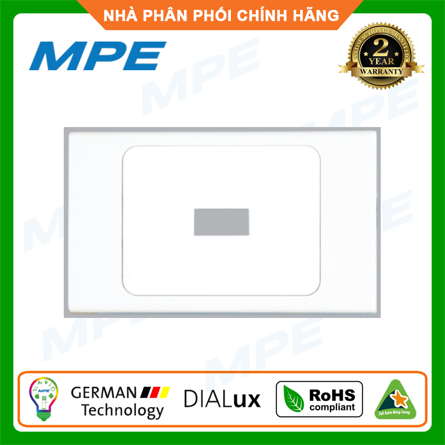 Mpe, bh 2 năm, mặt che cb cóc asbn hình chữ nhật
