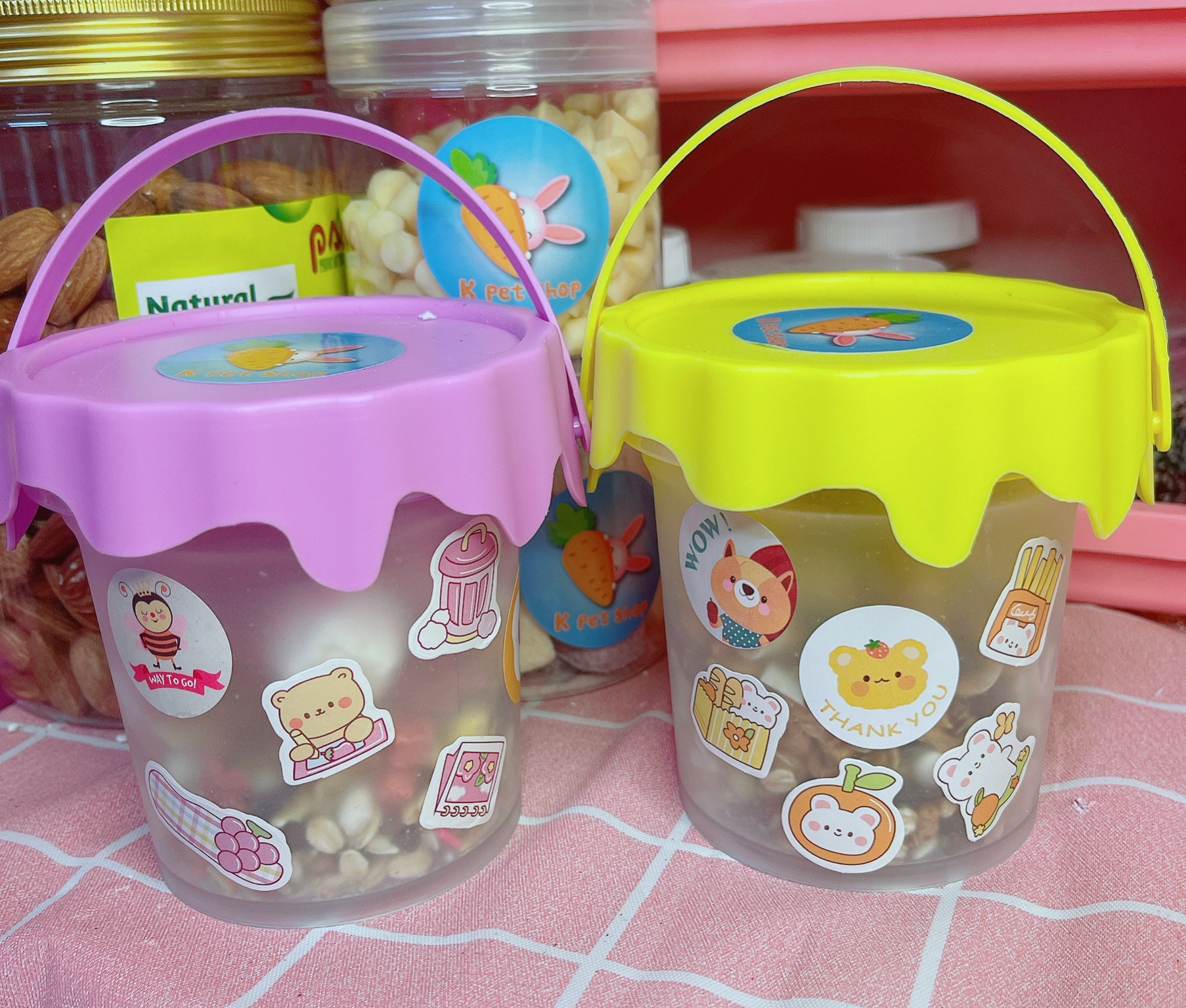 Hộp thức ăn tự trộn đặc biệt 🐹 Thức ăn vặt hamster