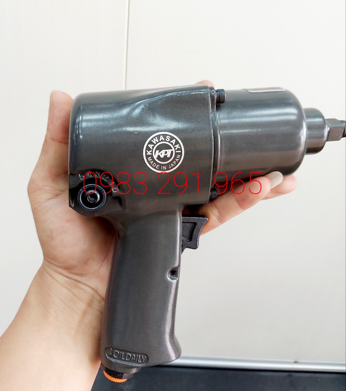 Máy mở siết bulong ốc 2 búa Kawasaki Main Japan 1/2 inch