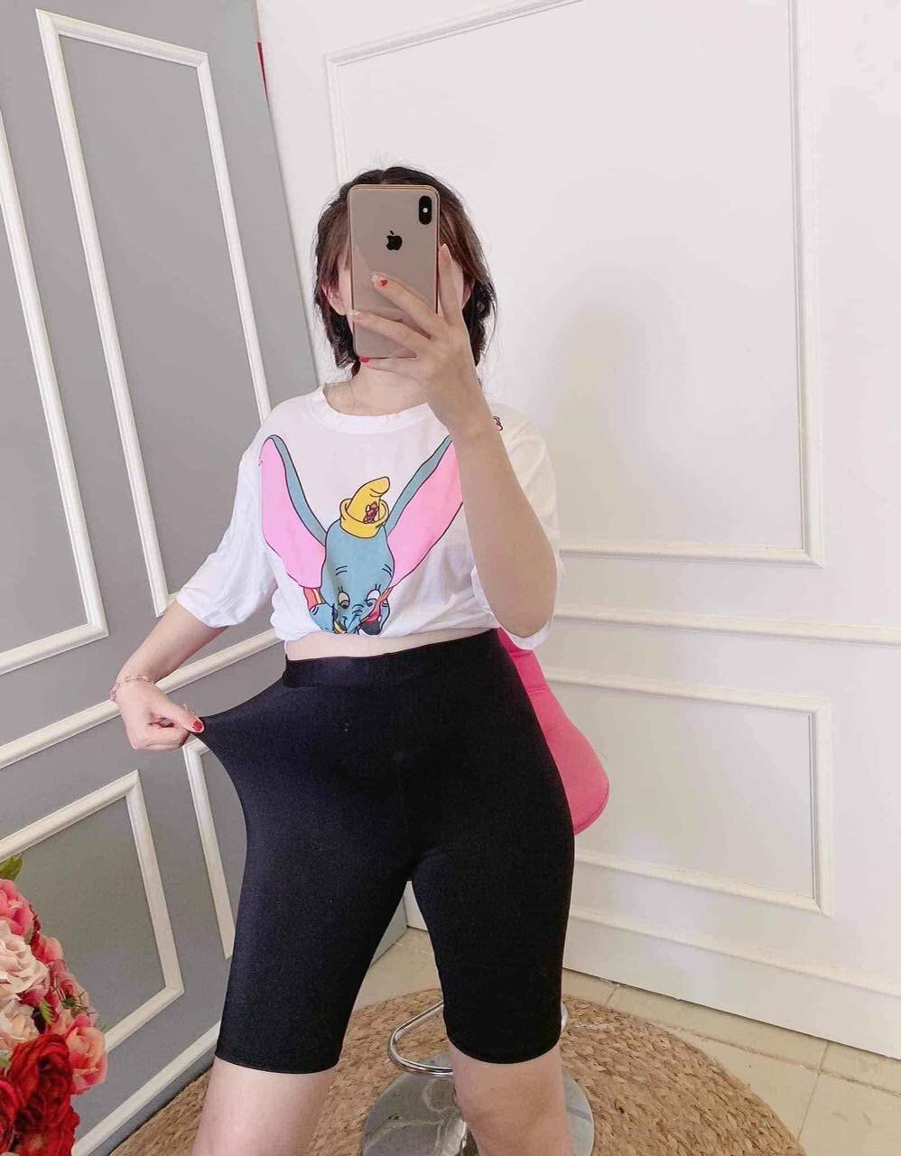 Quần ngố lửng co giãn