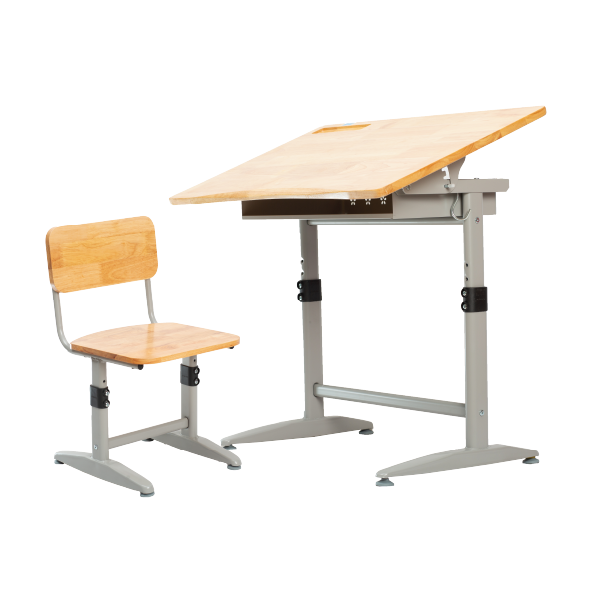 Bộ bàn ghế học sinh chân sắt xuân hòa bhs-14-07cs