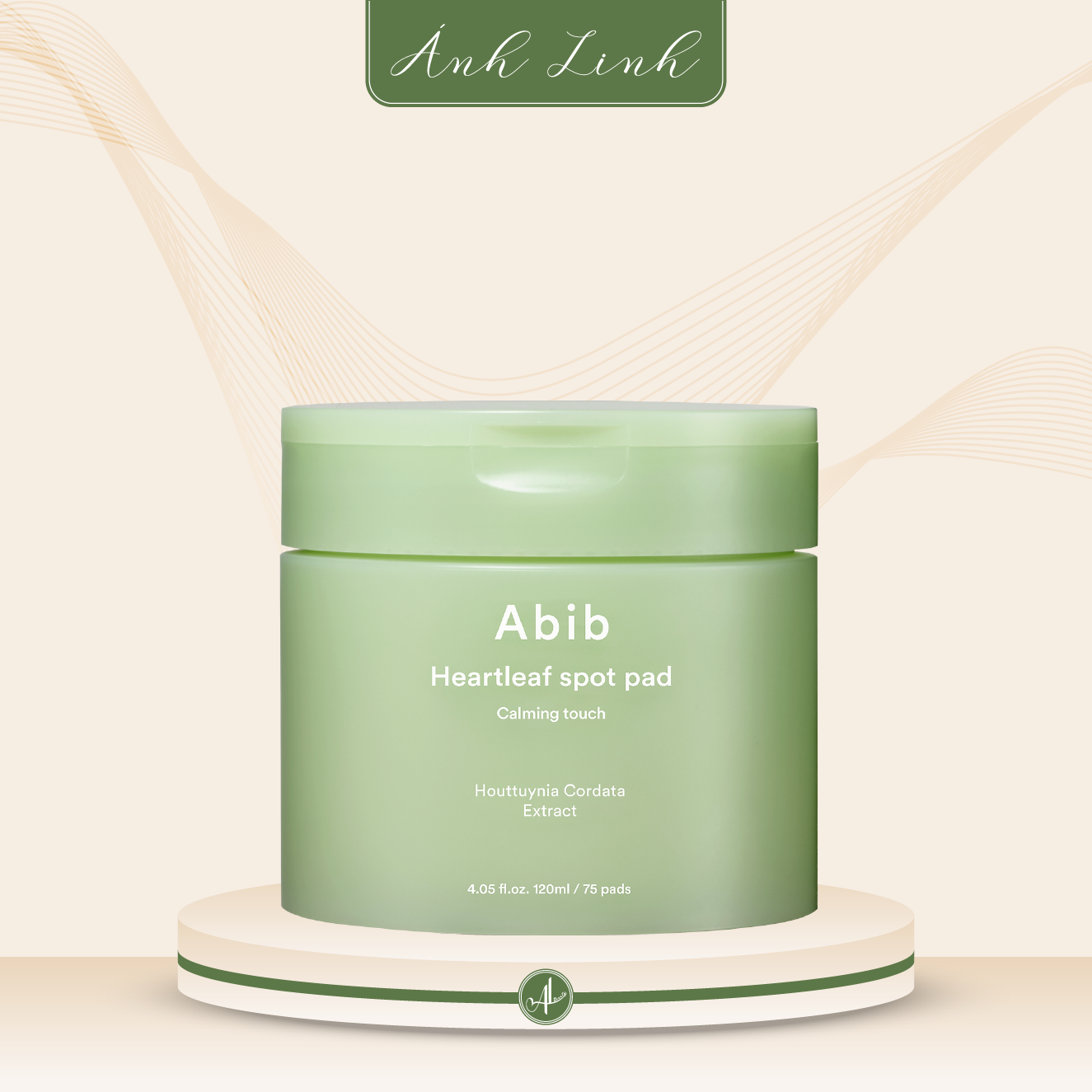 Pad Tinh Chất Rau Diếp Cá Làm Dịu Da Abib Heartleaf Spot Pad Calming Touch 80pads