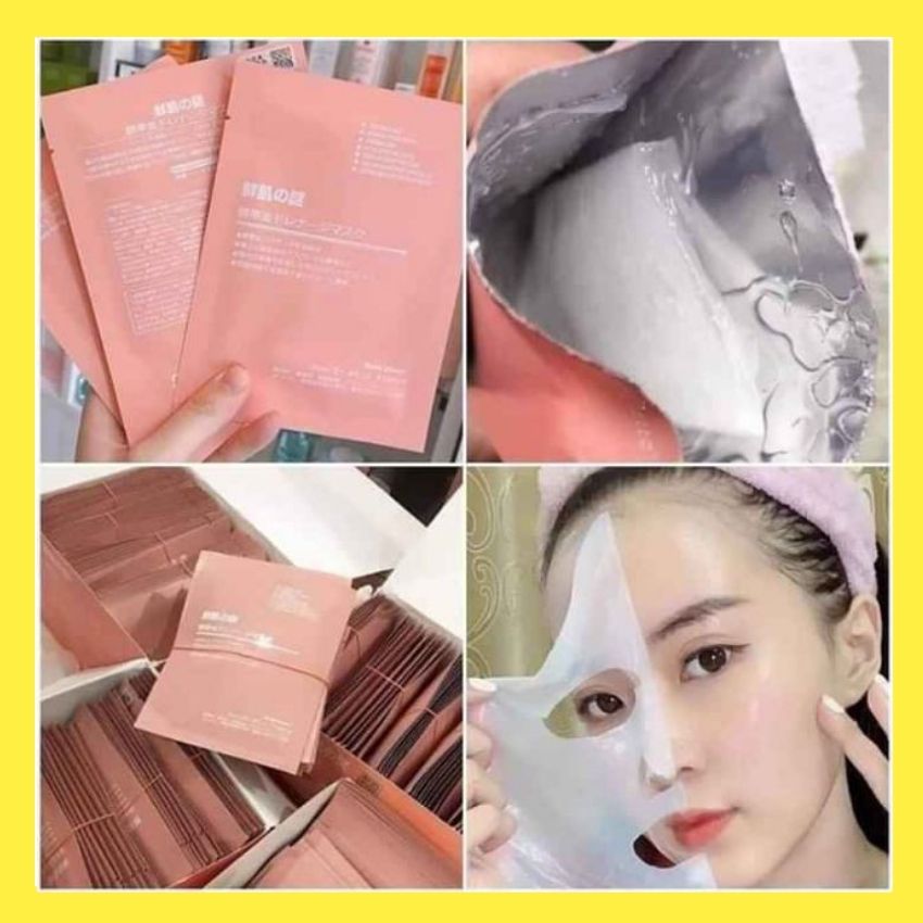 Mặt Nạ Dưỡng Da Trắng Mịn Nhau Thai Cừu  Nhật Bản Rwine Beauty- Mask Nhau thai Chăm Sóc, Giảm Nám, Tàn Nhang, Ngừa Mụn Và Chống Lão Hóa Da- Hàng Chính Hãng dq6