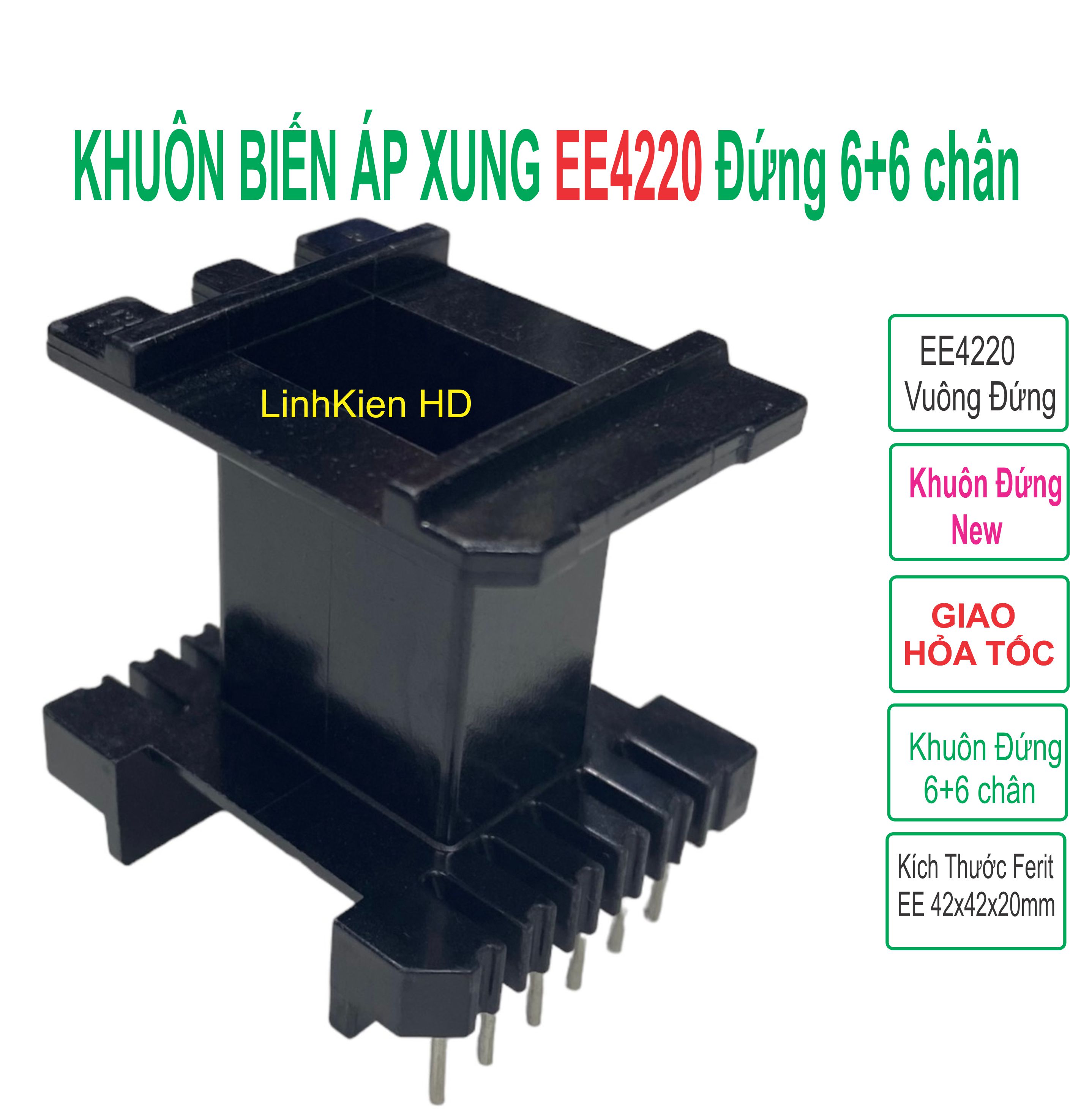 Combo 5 cái khuôn e42 20mm vuông đứng - linhkien hd