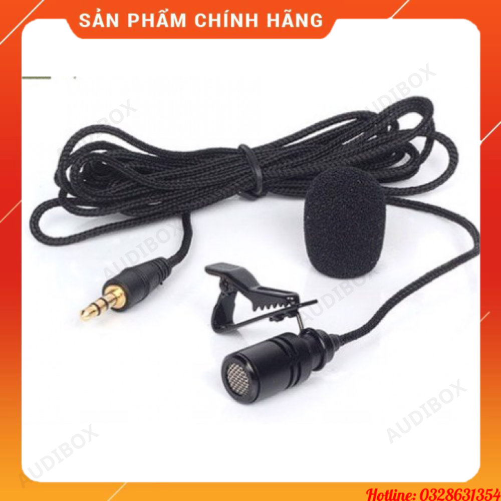 Micro cài áo có dây cho điện thoại, máy tính, máy quay, máy ảnh | Kool Sound Lavalier