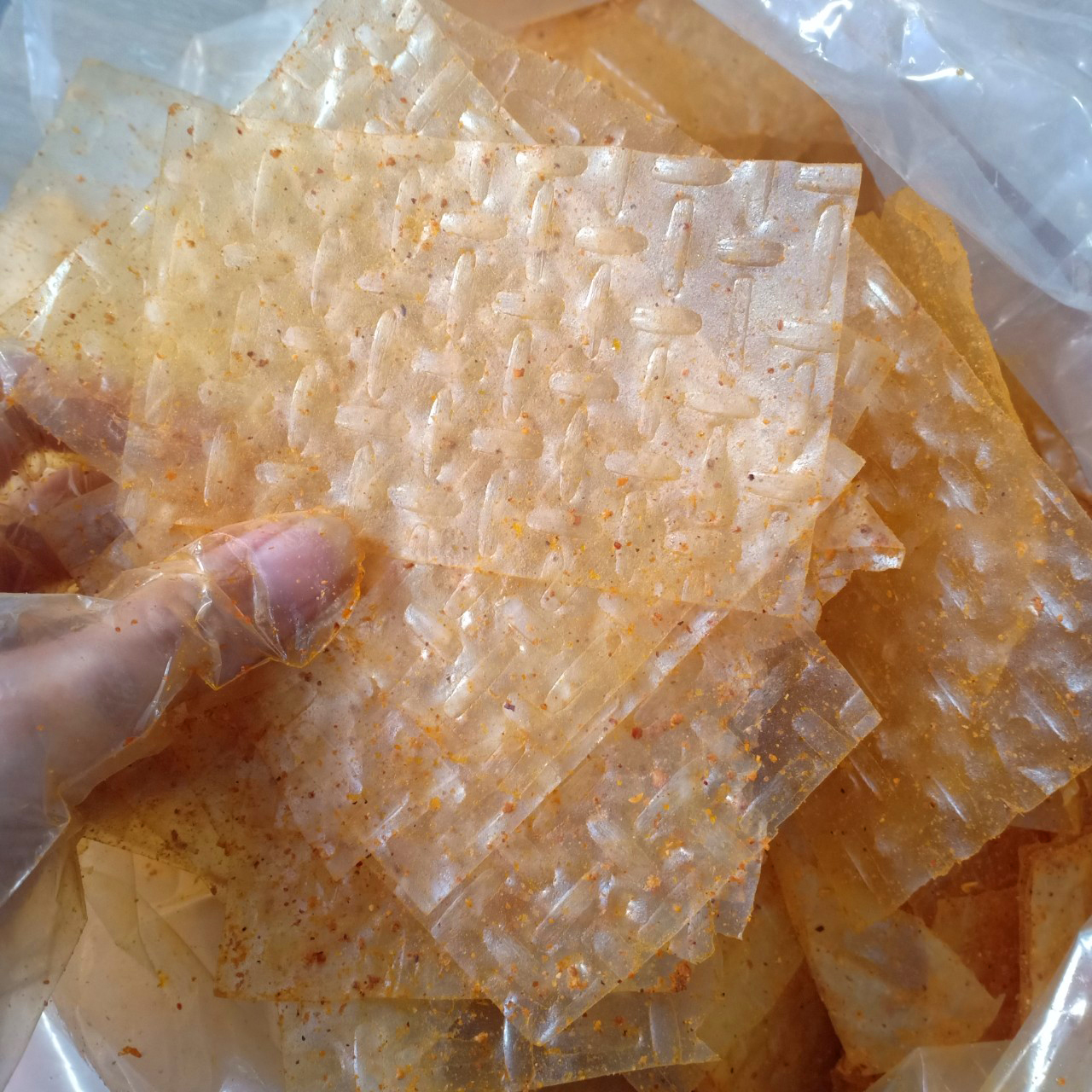 Bánh Tráng Muối Nhuyễn Xì Ke Vàng Tây Ninh 100g Loại Cay Siêu Ngon (NCFOOD)