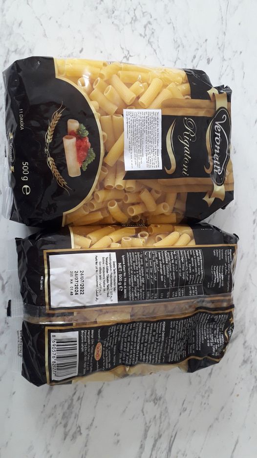 Veronelli- Mỳ nui ống Penne Rigatoni 500gr