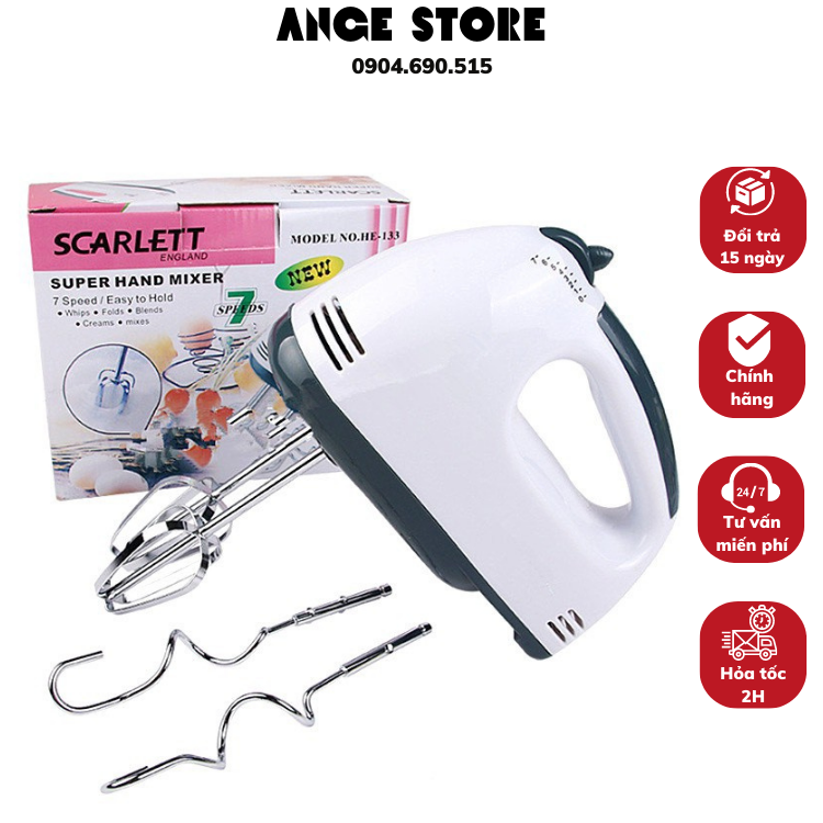 Máy đánh trứng mini, máy đánh trứng, Máy Đánh Trứng Cầm Tay 7 Cấp Tốc Độ- Dụng cụ đánh trứng cầm tay mini